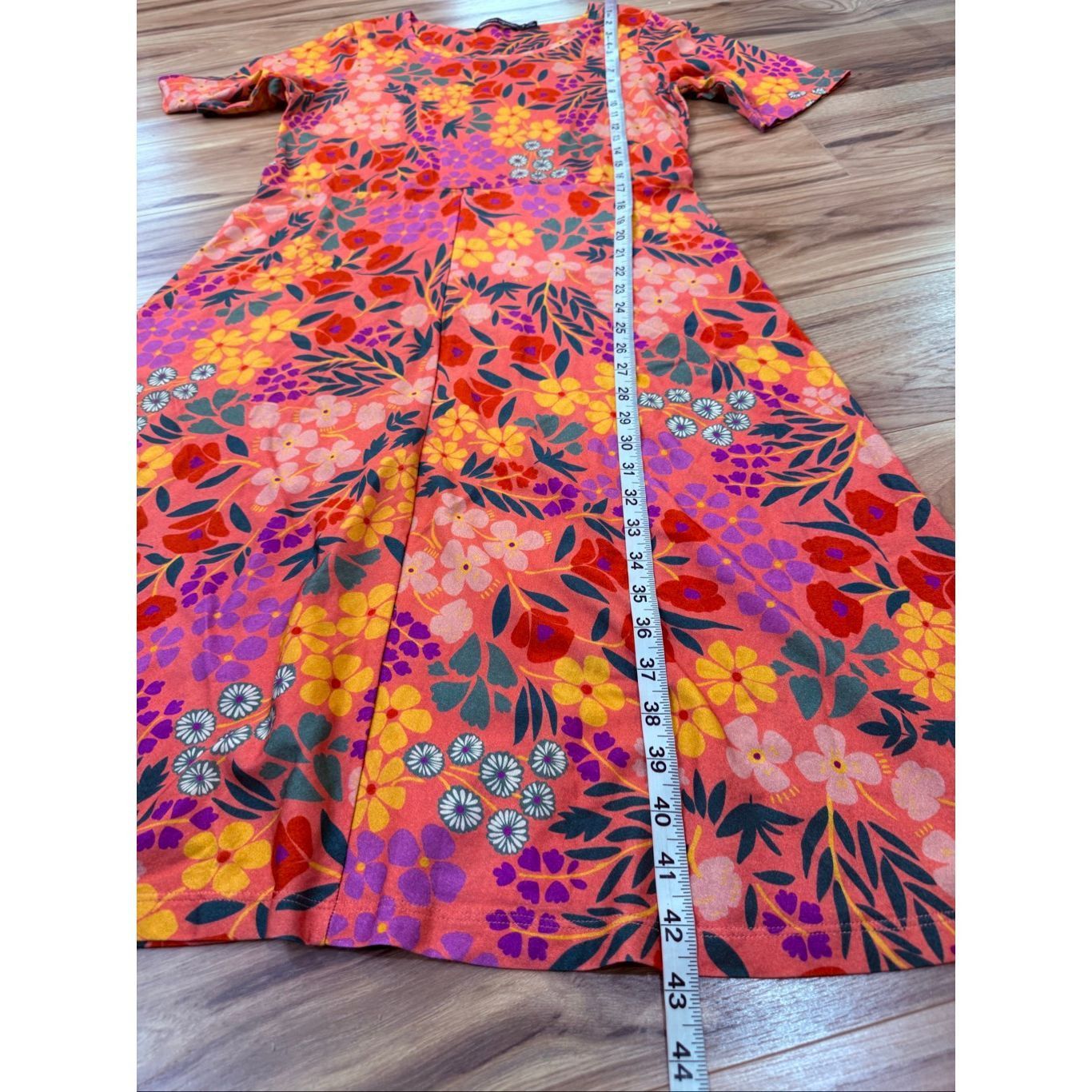 Guru Gudrun Sjoden midi floral soft dress size Small Size S / US 4 / IT 40 - 8 Thumbnail