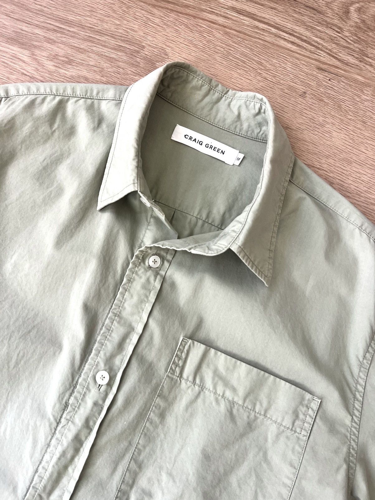Craig Green Craig Green Worker Shirt Military Acid Cotton Poplin M Size US M / EU 48-50 / 2 - 3 Thumbnail