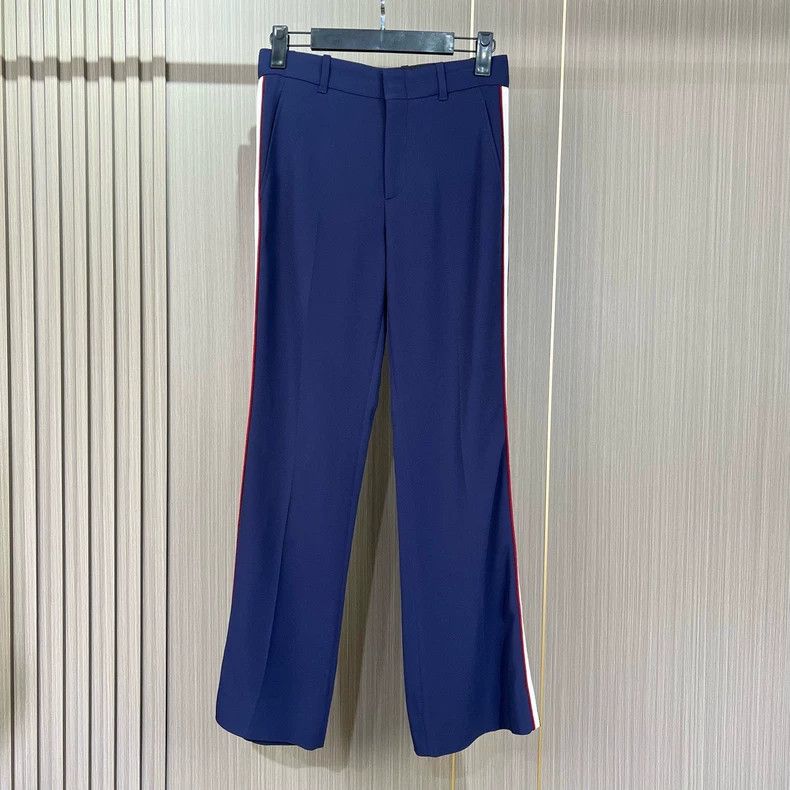 Gucci Gucci Webbing striped casual trousers 2504-Nextarrow Size US 38 / EU 54 - 1 Thumbnail