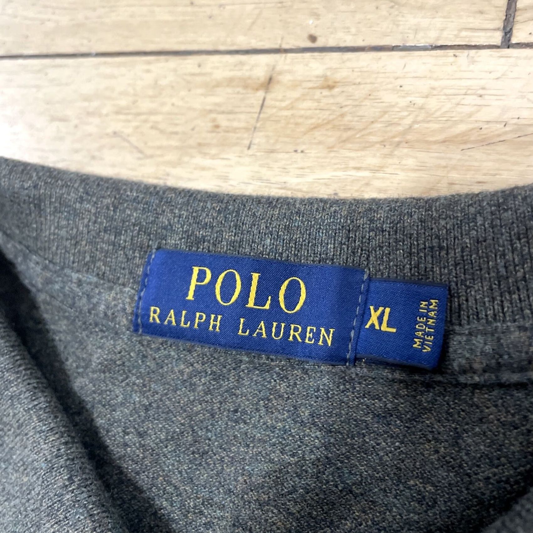 Polo Ralph Lauren Polo Ralph Lauren Rugby Shirt Long Sleeve Polo Gray Orange Logo XL Men Size US XL / EU 56 / 4 - 6 Thumbnail