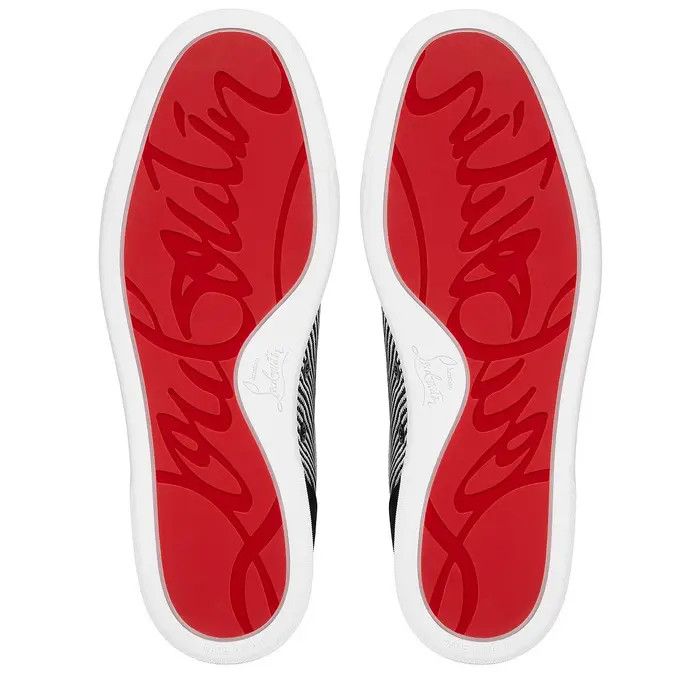 Christian Louboutin oc11z0325 Rantulow Orlato Flat in Black/White Size US 9 / EU 42 - 5 Thumbnail