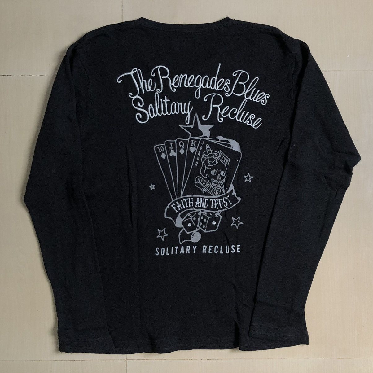 Vintage Vintage Stooge & Co V-neck Long Sleeve Tee Size US M / EU 48-50 / 2 - 2 Thumbnail