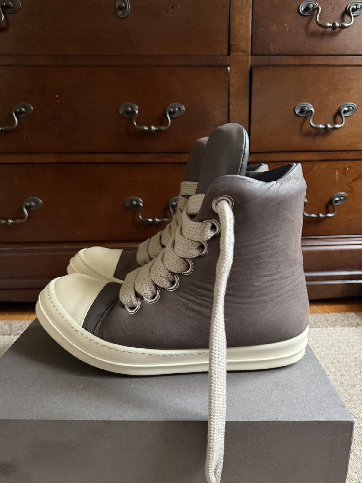 Rick Owens Jumbo Laced Padded Rick Ownes Size US 11 / EU 44 - 4 Thumbnail
