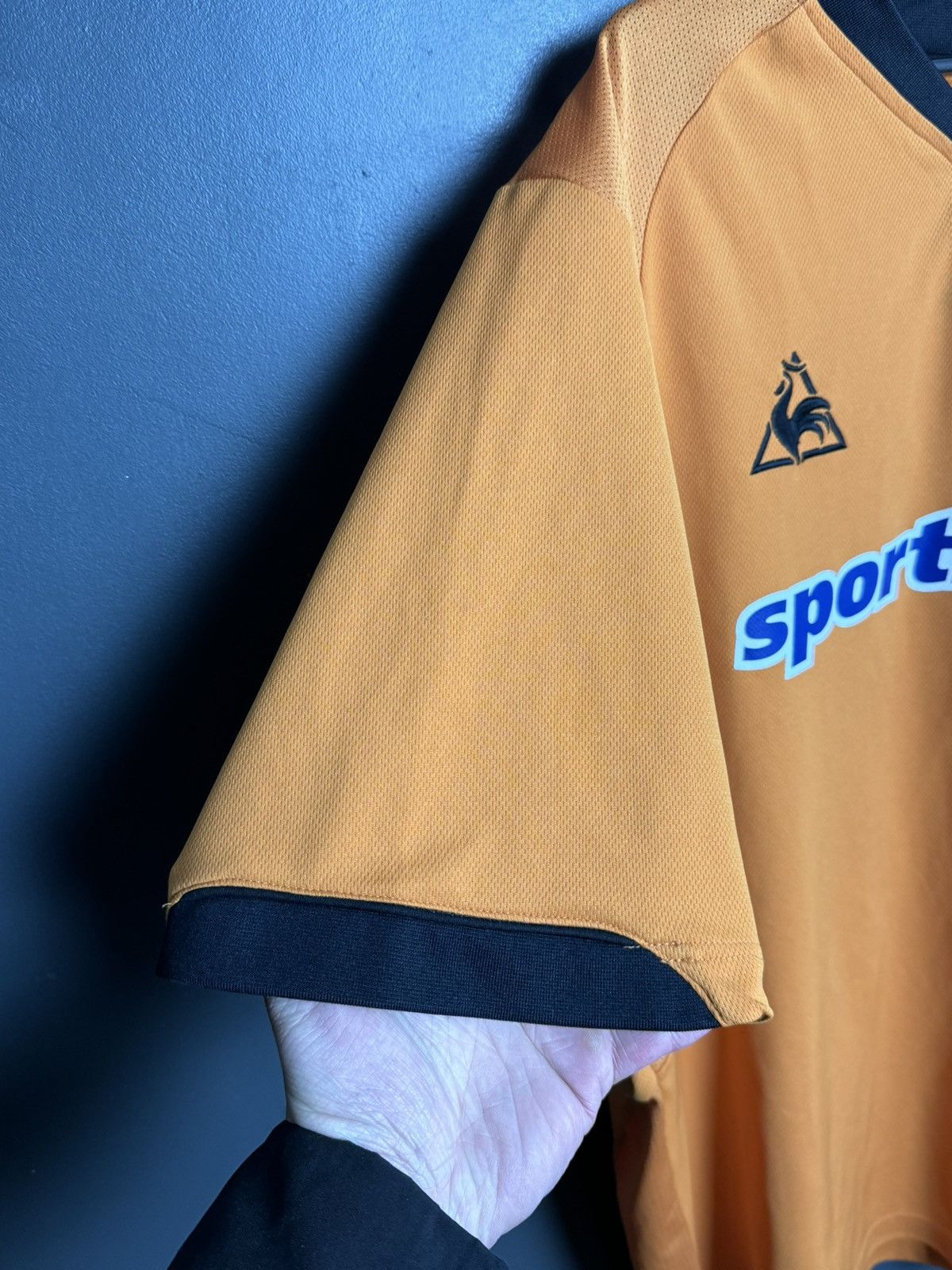 Le Coq Sportif Wolverhampton Wanderers 09/10 Home Football Jersey Size US XXL / EU 58 / 5 - 6 Thumbnail