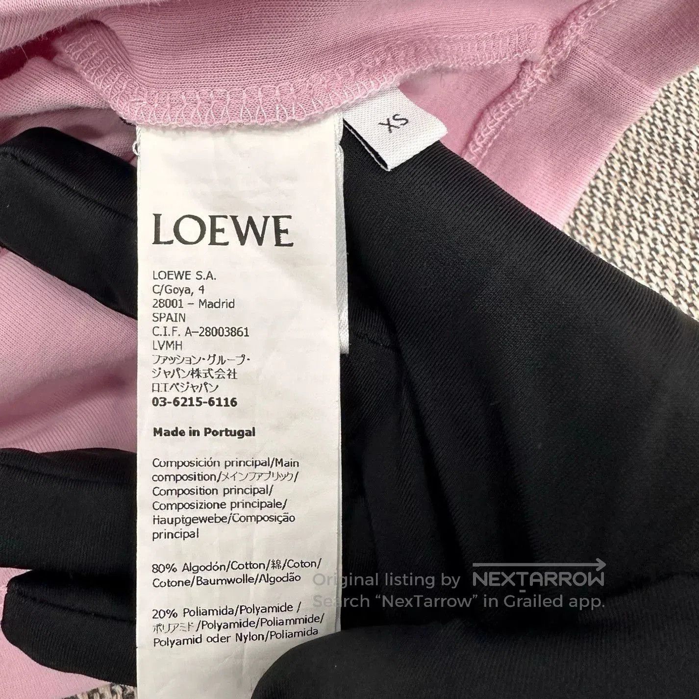 Loewe Loewe Pink Logo Print Short. Size XS / US 0-2 / IT 36-38 - 4 Thumbnail