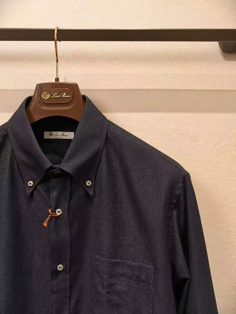 Loro Piana LORO PIANA Cashmere blend shirt Size L / US 10 / IT 46 - 6 Thumbnail