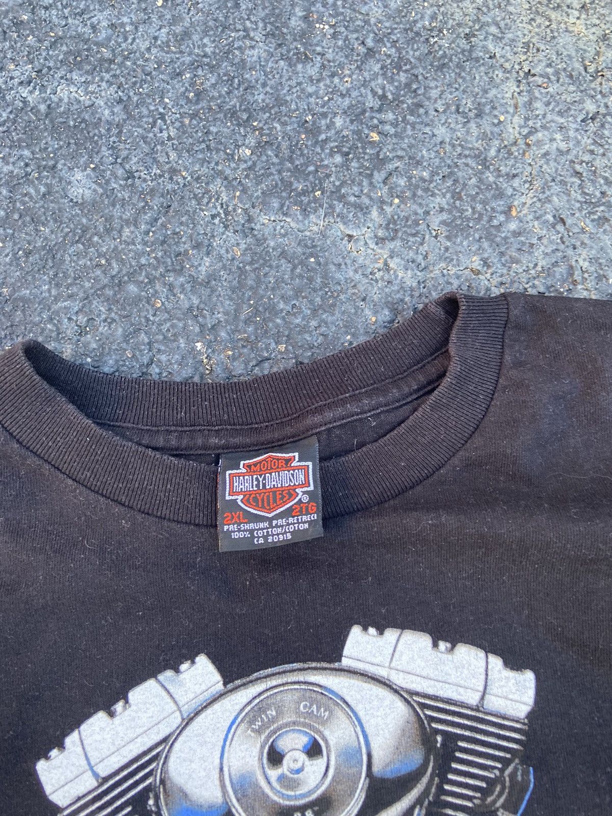Harley Davidson Crazy Vintage 90’s Harley Davidson Rhino Graphic T-Shirt XXL Size US XXL / EU 58 / 5 - 3 Thumbnail