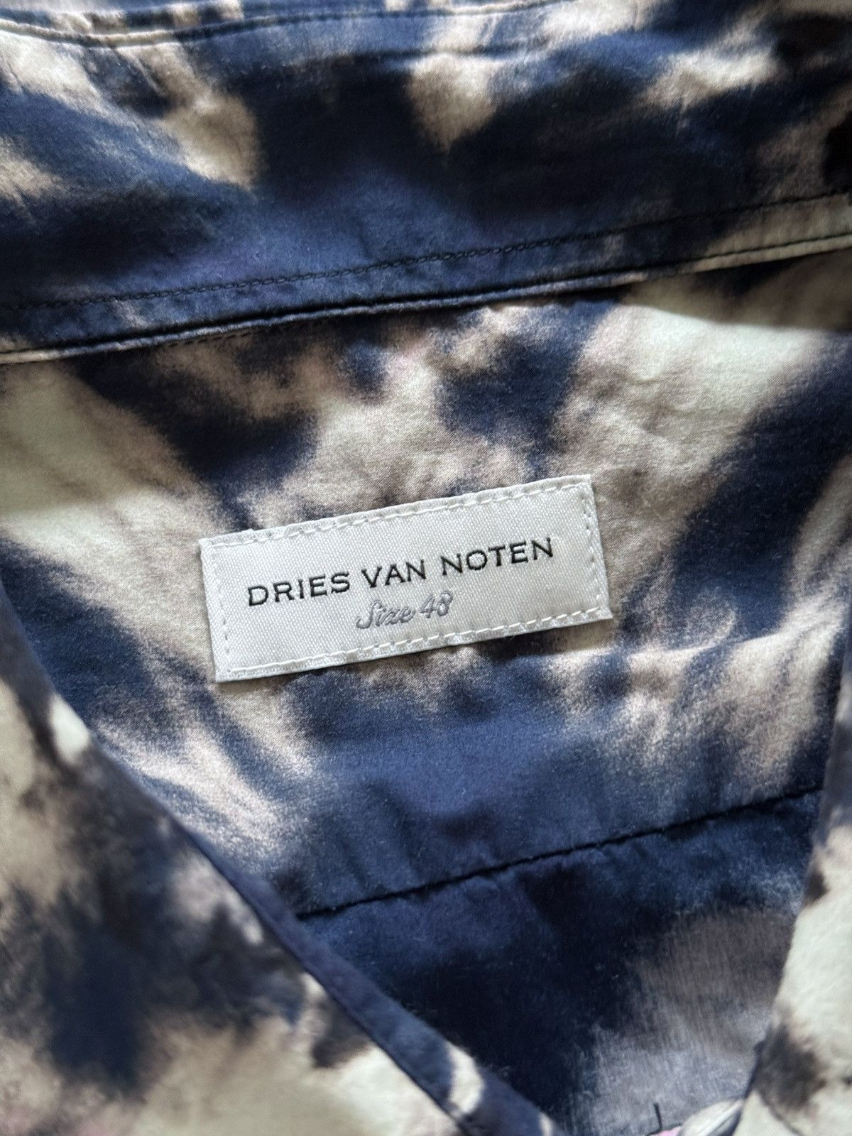Dries Van Noten Dries Van Noten Tie Dye Button Up Shirt Size US M / EU 48-50 / 2 - 12 Thumbnail