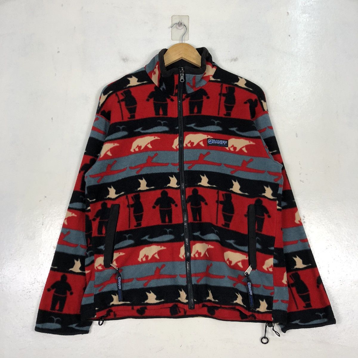 Other × Vintage Vintage Baff Abstract Crazy Design Fleece Jackets Size US M / EU 48-50 / 2 - 1 Thumbnail