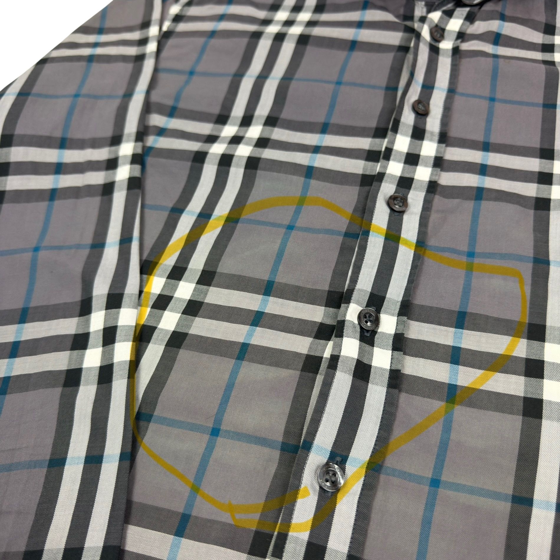 Burberry Burberry Brit Mens checked Collared Button-Up Shirt Large Size US L / EU 52-54 / 3 - 6 Thumbnail