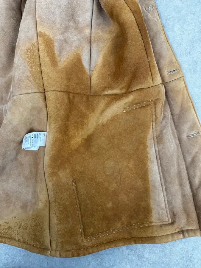 Maison Margiela 2000s Maison Margiela H&M Shearling Beige Reversible Long Jacket Size US M / EU 48-50 / 2 - 10 Thumbnail