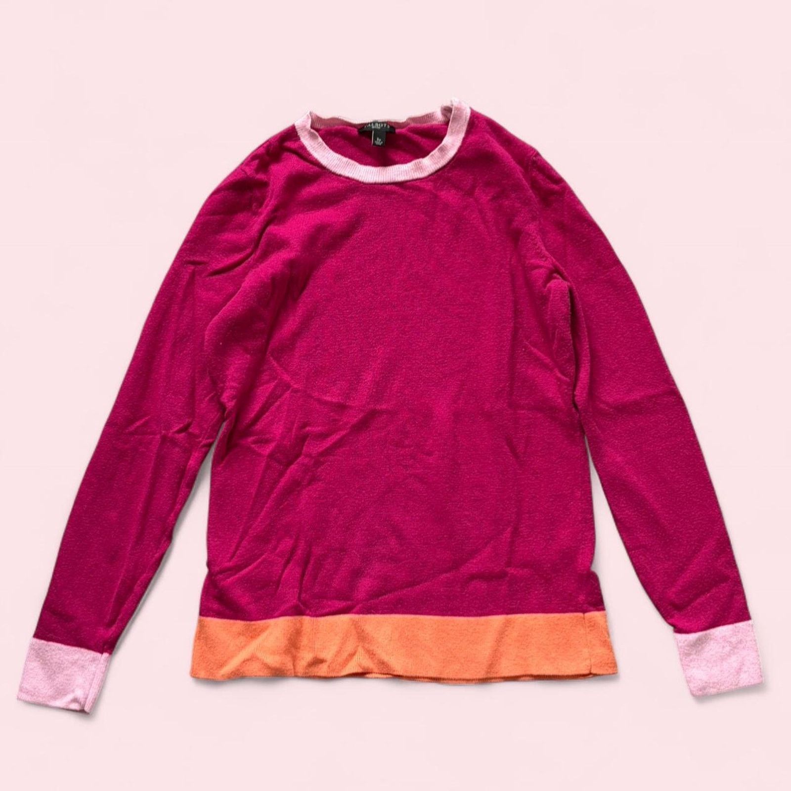 Talbots Talbots pink long sleeve top Size S / US 4 / IT 40 - 1 Thumbnail