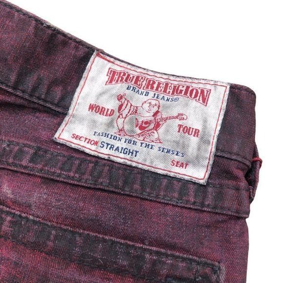 True Religion Brand New True Religion Jeans Size 32 STRAIGHT BIG T Red Size US 32 / EU 48 - 8 Thumbnail