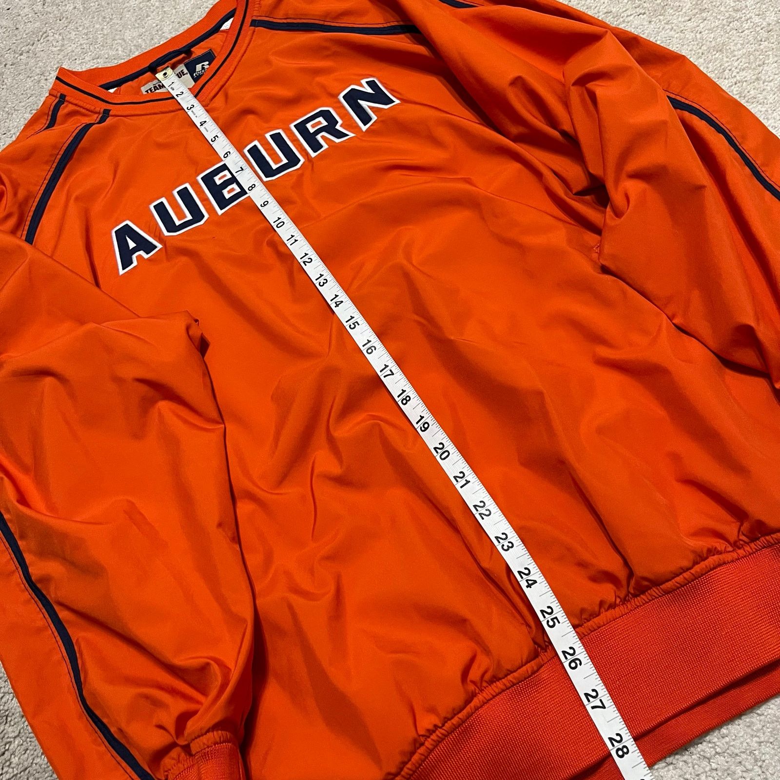 Russell Athletic Russell Athletics Auburn Tigers Orange Windbreaker Jacket L Size US L / EU 52-54 / 3 - 4 Thumbnail