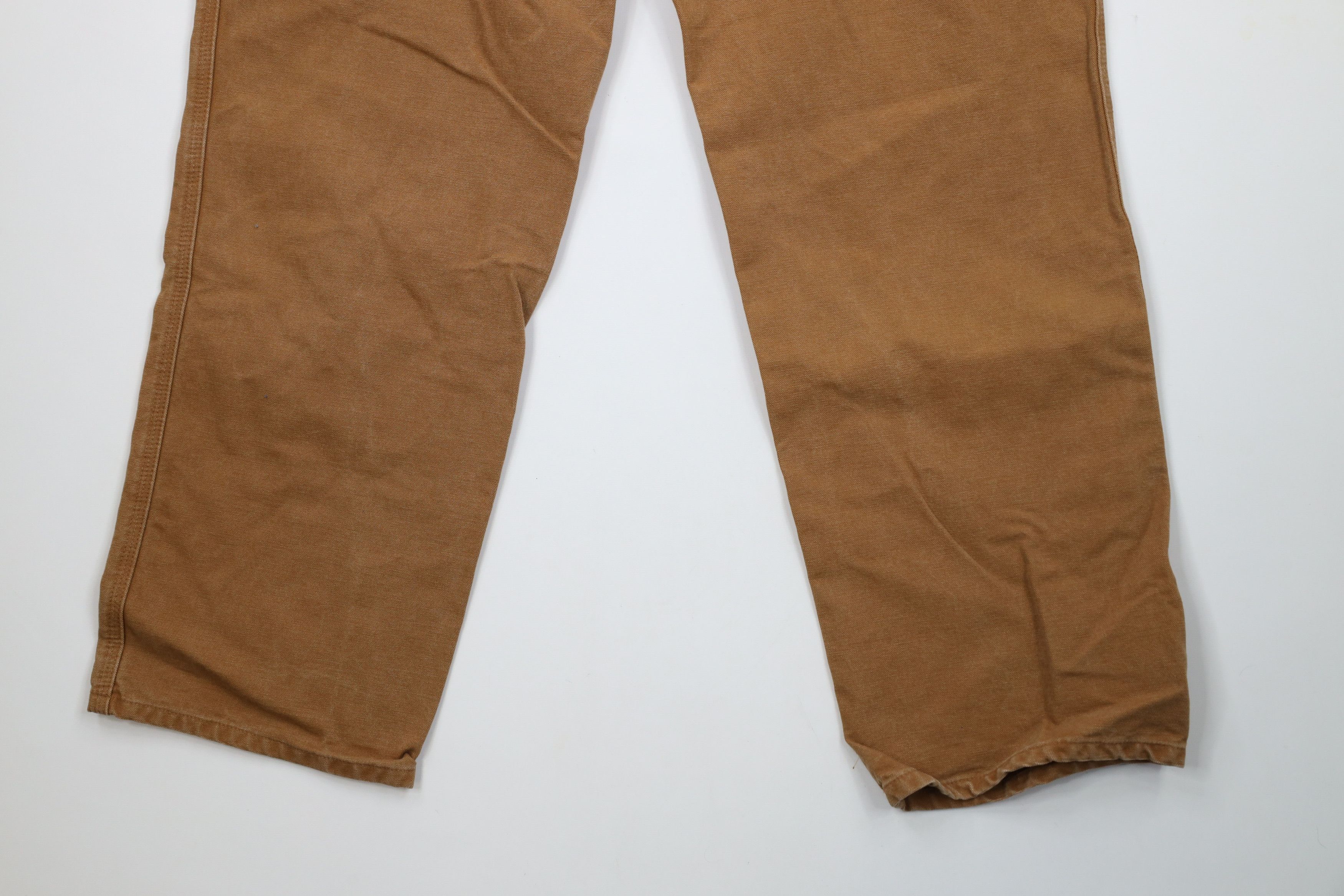 Carhartt × Vintage Vintage Carhartt Dungaree Wide Leg Canvas Pants Duck Brown Size US 38 / EU 54 - 10 Thumbnail