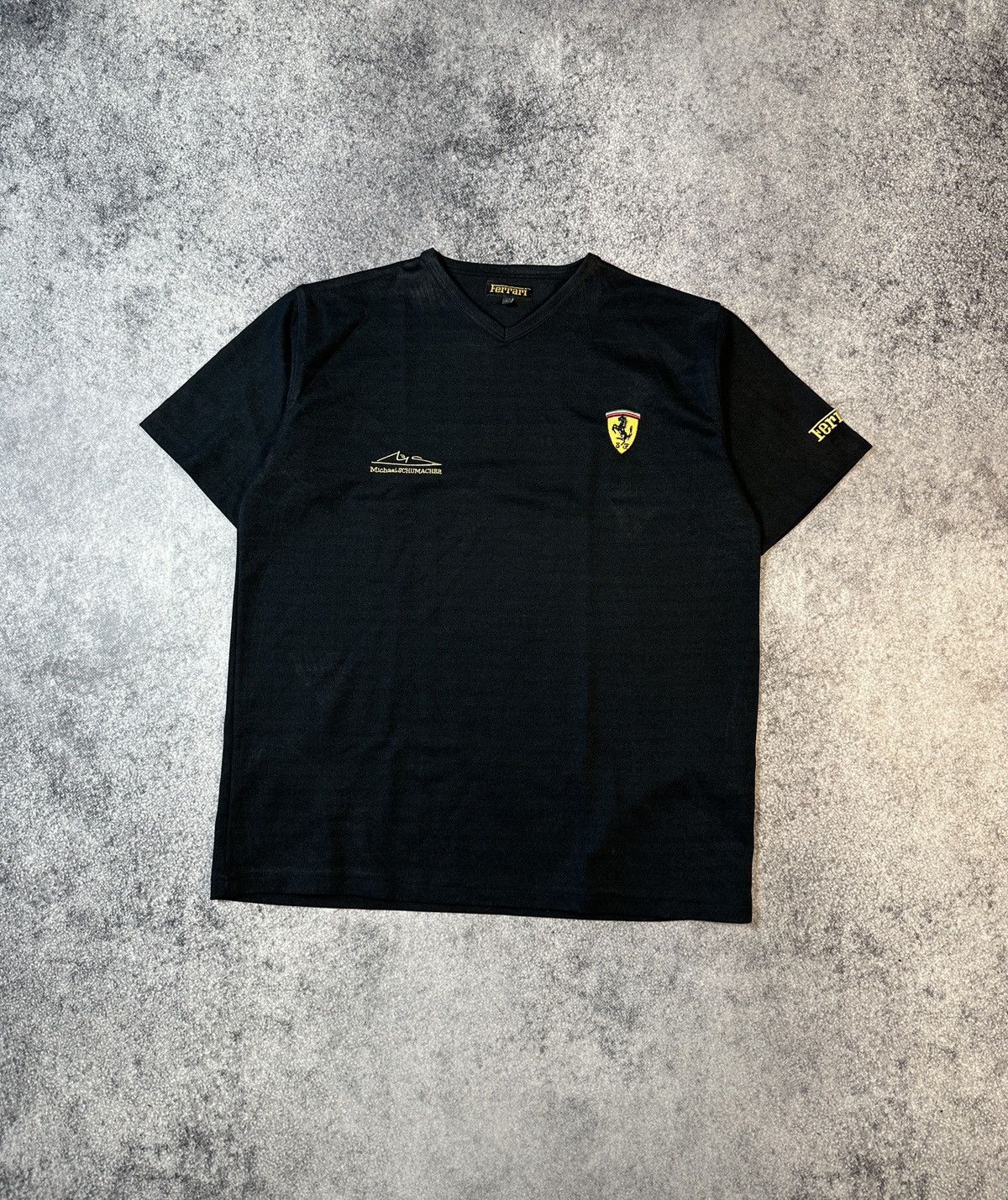 Ferrari × Vintage Vintage Racing Ferrari T-shirt Logo Streetwear Schumacher L Size US L / EU 52-54 / 3 - 1 Thumbnail
