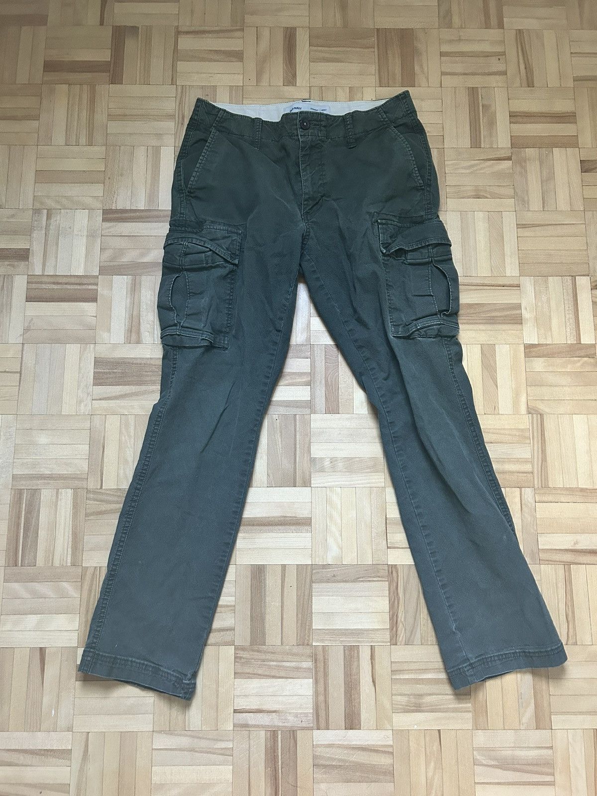 Old Navy × Vintage Green cargo pants Size US 30 / EU 46 - 1 Thumbnail