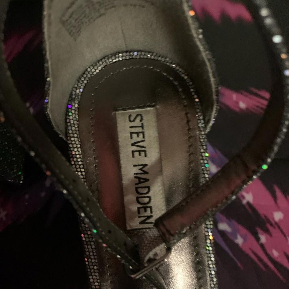 Steve Madden Steve Madden Sparkly Heels – Glamorous Evening Sandals Size US 6 / IT 36 - 2 Thumbnail
