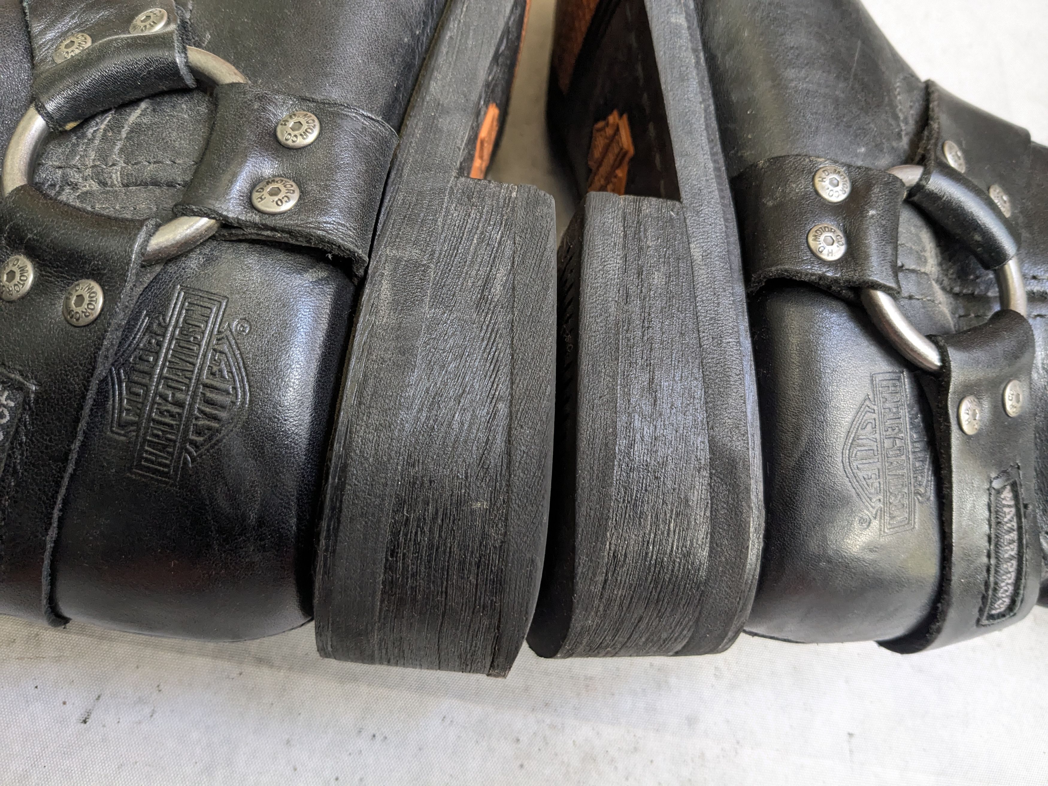 Harley Davidson Harley Davidson Harness Boots Black Leather 9 Leather Buckle Size US 9 / EU 42 - 10 Thumbnail