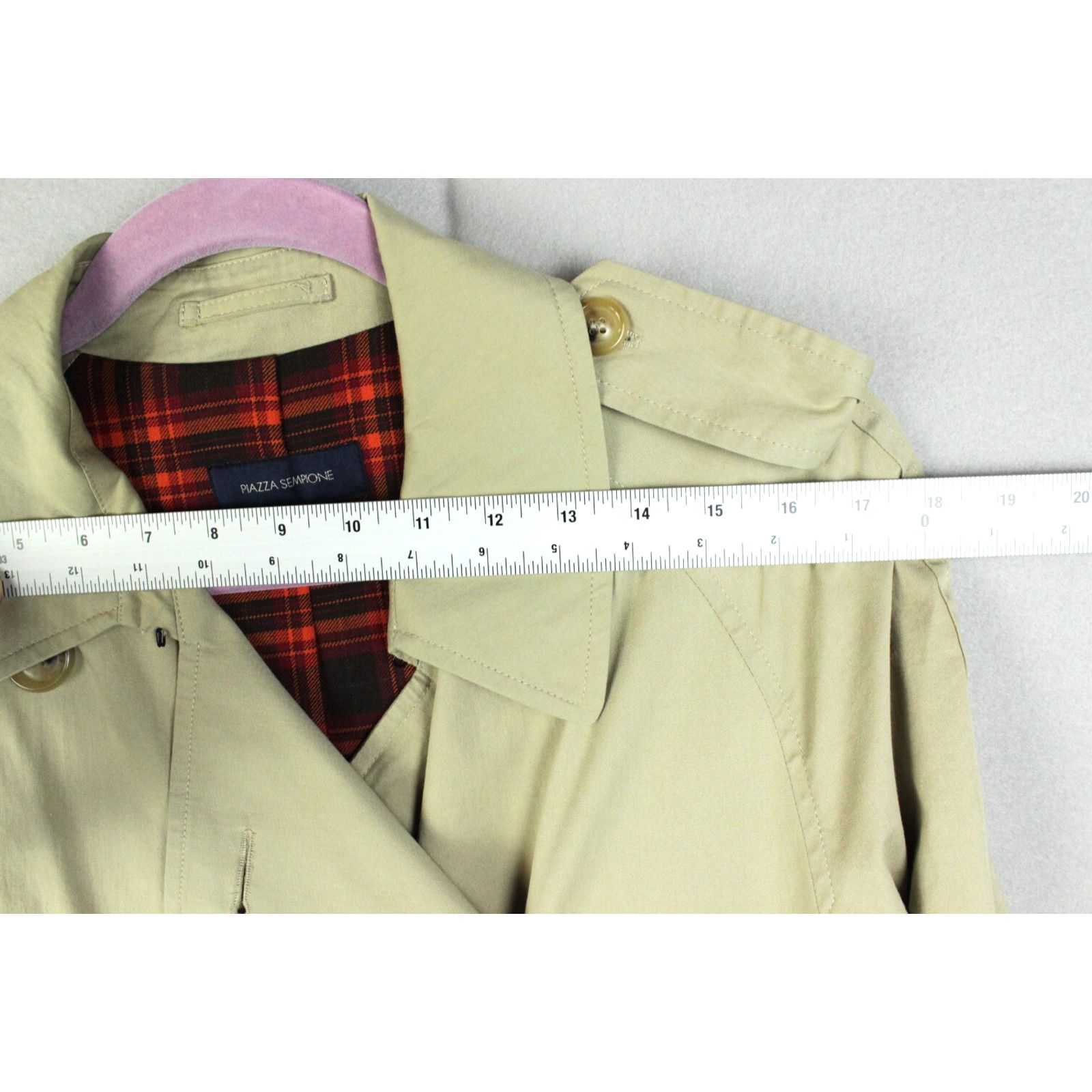 Piazza Sempione Piazza Sempione Double Breasted Trench Coat Hvy Wt Size 8.5 Size M / US 6-8 / IT 42-44 - 4 Thumbnail