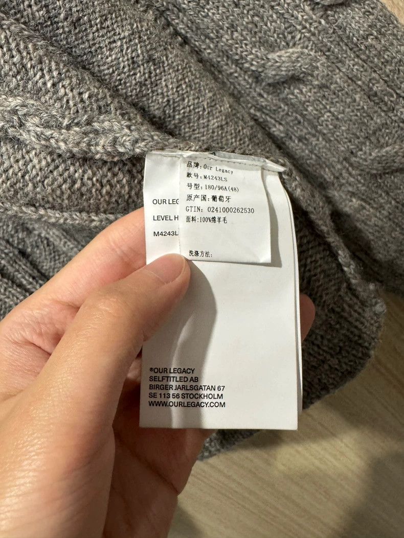 Our Legacy Our Legacy size48 Knitted sweater cardigan Size US M / EU 48-50 / 2 - 5 Thumbnail