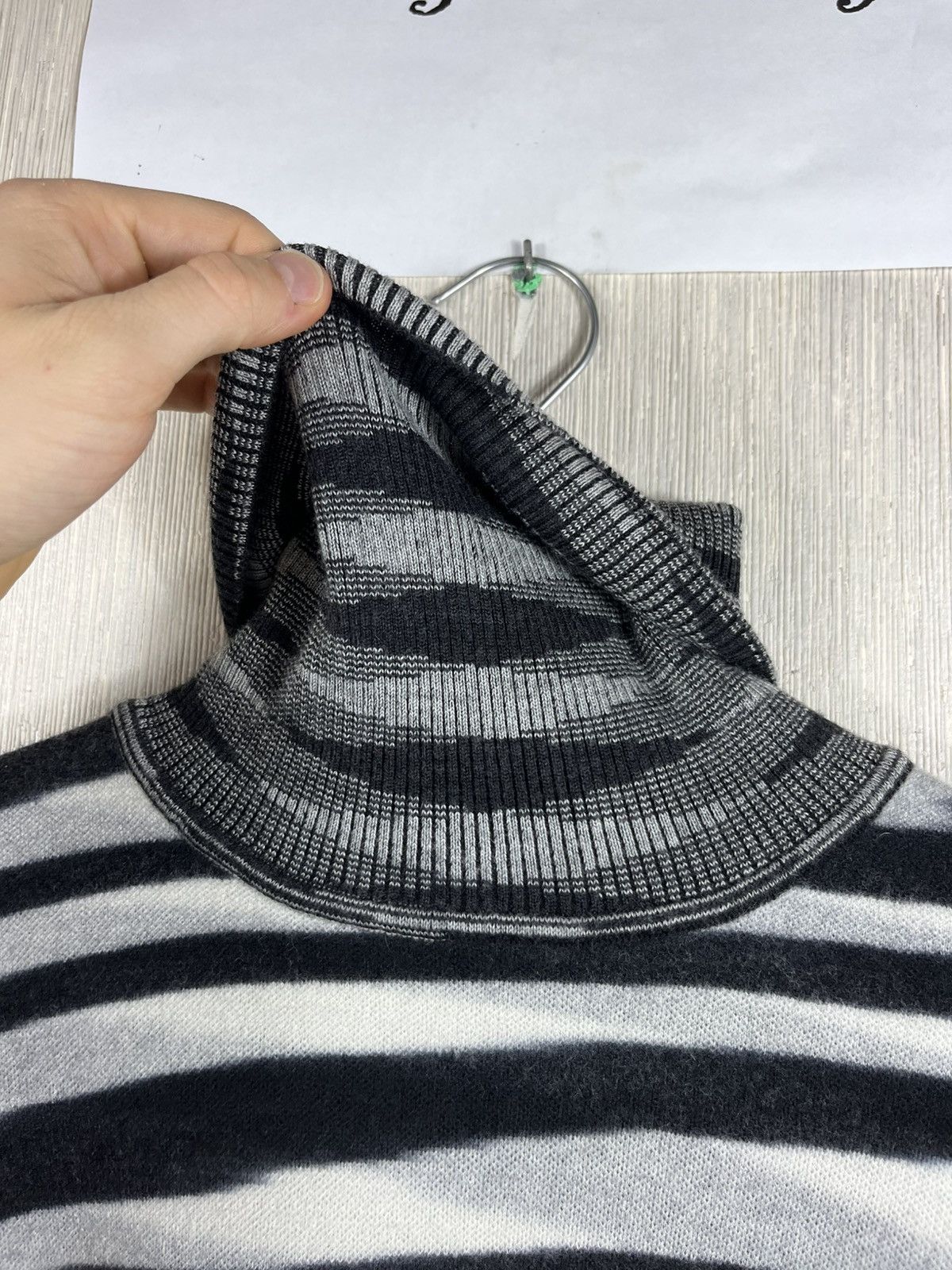 Designer × Missoni Missoni wool zebra patterned turtleneck sweater luxury Size M / US 6-8 / IT 42-44 - 12 Thumbnail