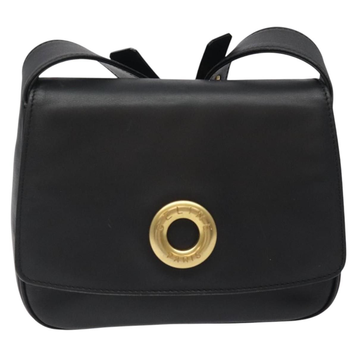 Celine Celine Vintage Circle Logo Crossbody Bag Leather Size ONE SIZE - 1 Thumbnail