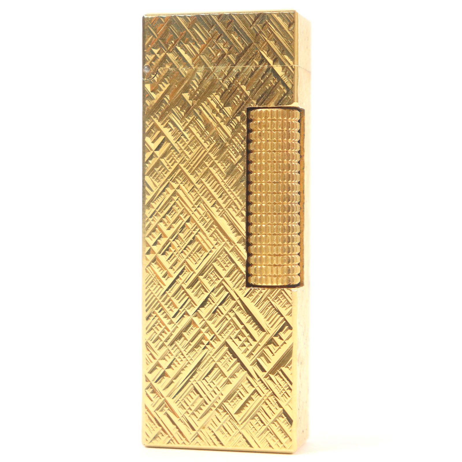 Other Dunhill Dunhill Crosscut Square Lighter Metal Lighter DUTY FREE for USA Size ONE SIZE - 1 Thumbnail