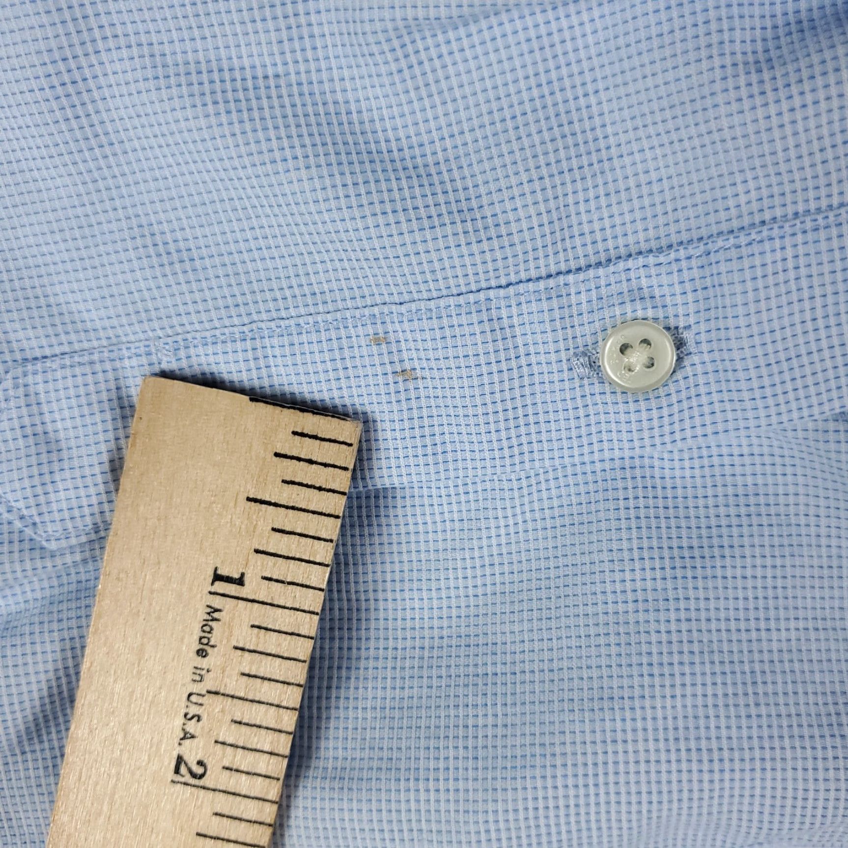 Ted Baker Ted Baker London Shirt Mens 16 Blue Dress Shirt Button Up Long Sleeve 100% Cotton Classic Modern Preppy Mens Size US L / EU 52-54 / 3 - 3 Thumbnail