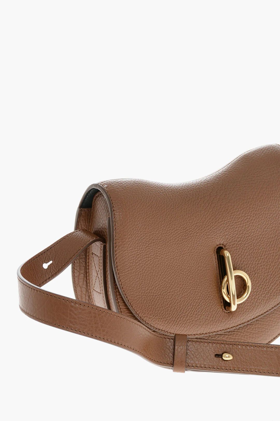 Burberry og1mm0426 Size: OS / Hammered Leather Shoulder Bag in Brown Size ONE SIZE - 3 Thumbnail