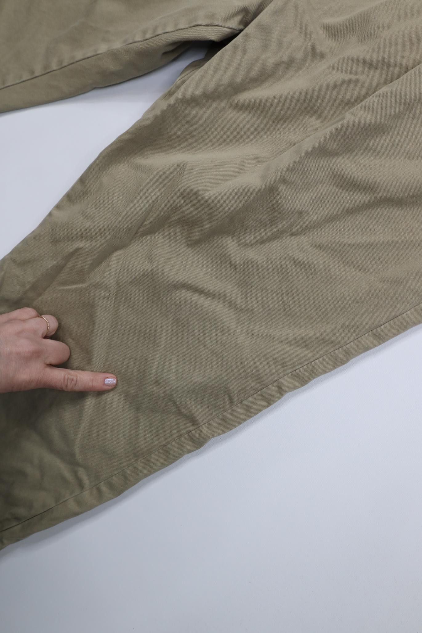 Polo Ralph Lauren Vintage Ralph Lauren Heavy Cotton Wide Leg Chino Pants Beige Size US 42 / EU 58 - 6 Thumbnail