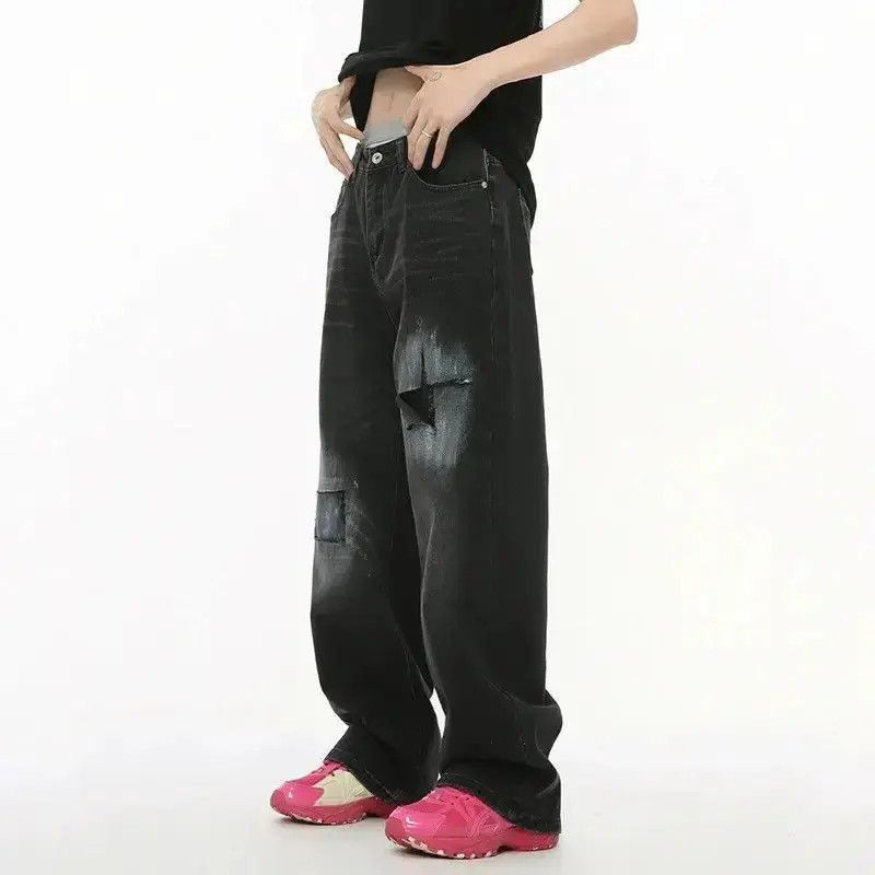Japanese Brand Y2k retro loose jeans Size US 32 / EU 48 - 5 Thumbnail