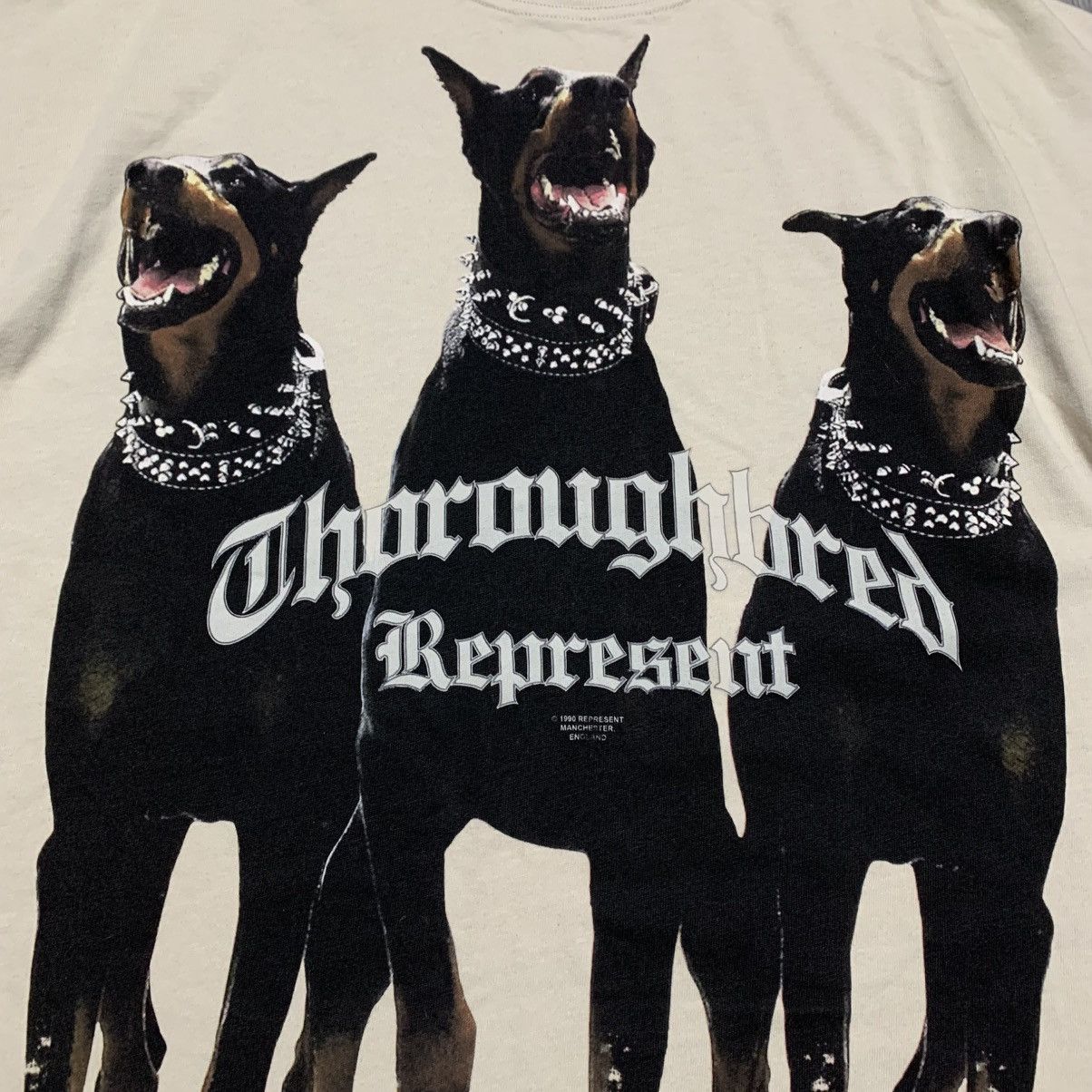 Represent Clo. Represent Medium Thoroughbred Dog Vintage White Tee Size US M / EU 48-50 / 2 - 3 Thumbnail