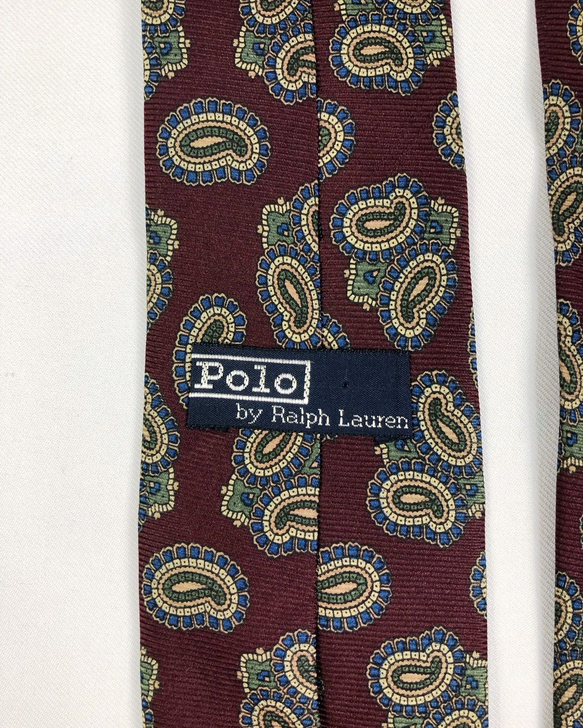 Polo Ralph Lauren Rare Vintage Polo Ralph Lauren Paisley Silk Tie Size ONE SIZE - 5 Thumbnail