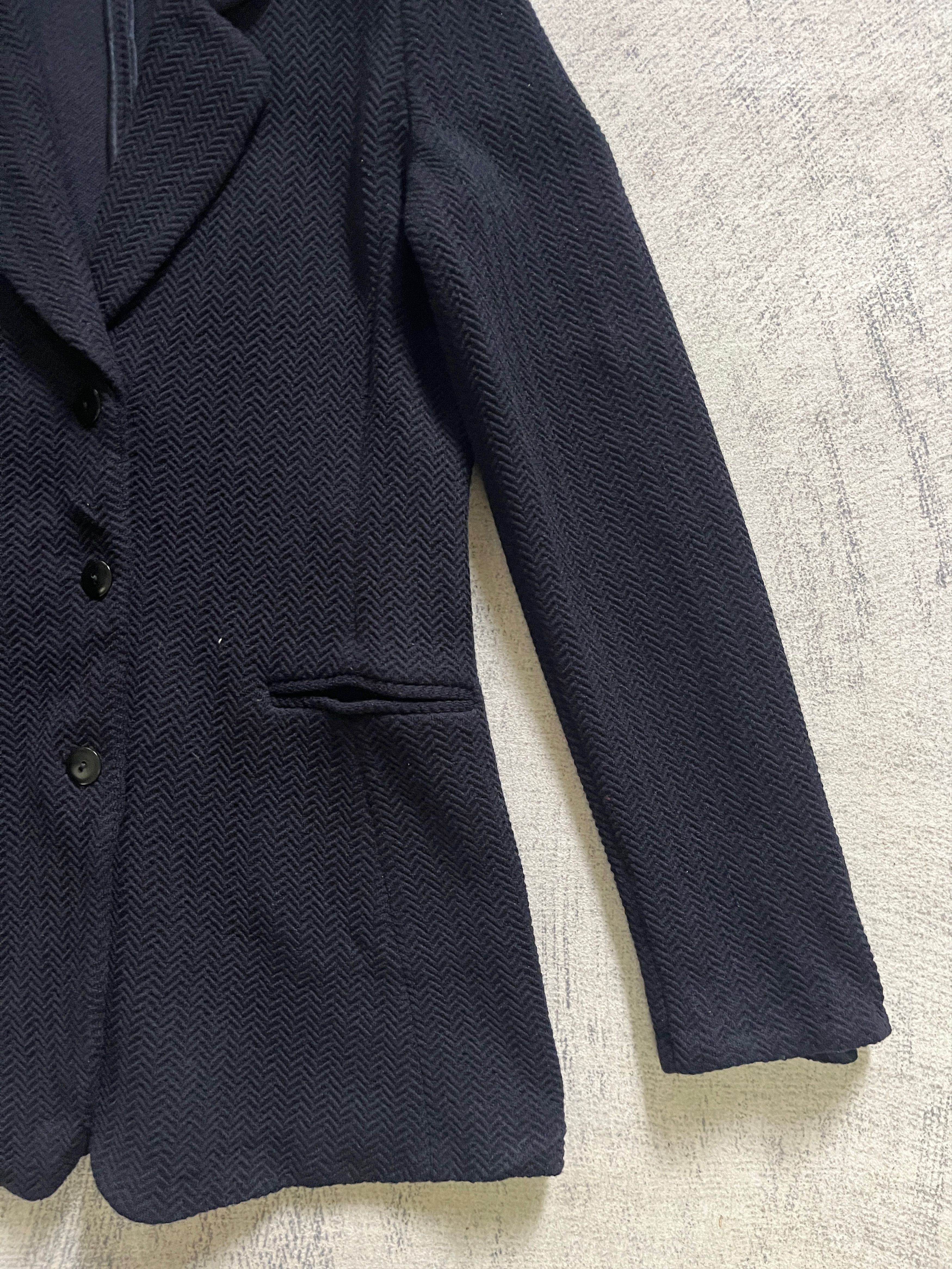 Giorgio Armani Vintage Giorgio Armani Italy Structured Wool Blazer Size 38 Size S / US 4 / IT 40 - 5 Thumbnail