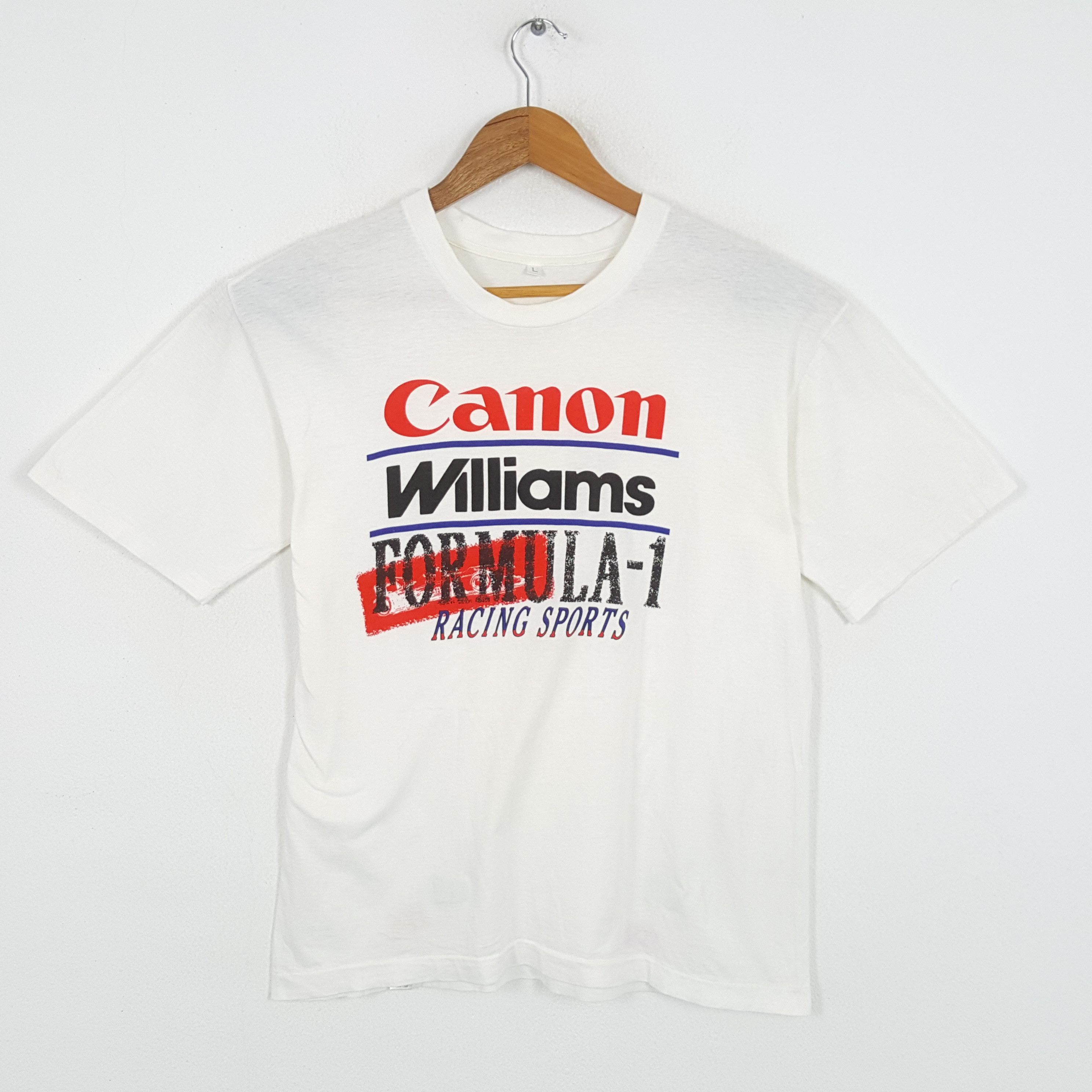 Canon × Vintage Vintage CANON WILLIAMS FORMULA 1 Promo T-Shirts Size US L / EU 52-54 / 3 - 1 Thumbnail
