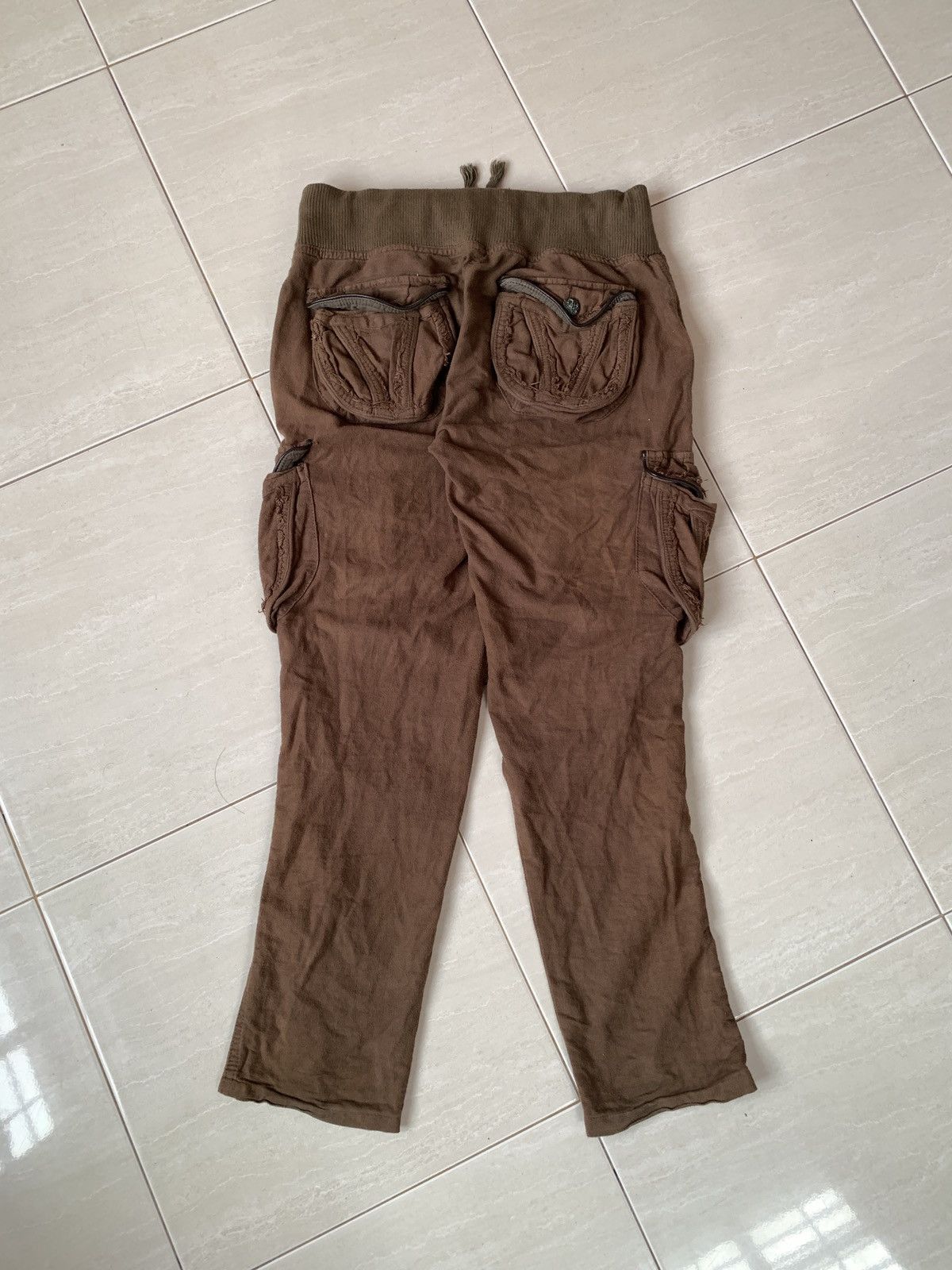 If Six Was Nine × Le Grande Bleu (L.G.B.) × Vintage Vintage GOA Drawstring Cargo Pants Size US 30 / EU 46 - 2 Thumbnail