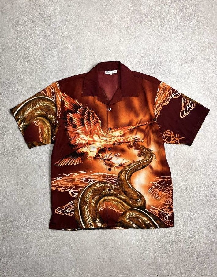 Other VINTAGE ALL OVERPRINT JAPANESE 3D GRAPHIC SHIRT XL Size US XL / EU 56 / 4 - 2 Thumbnail