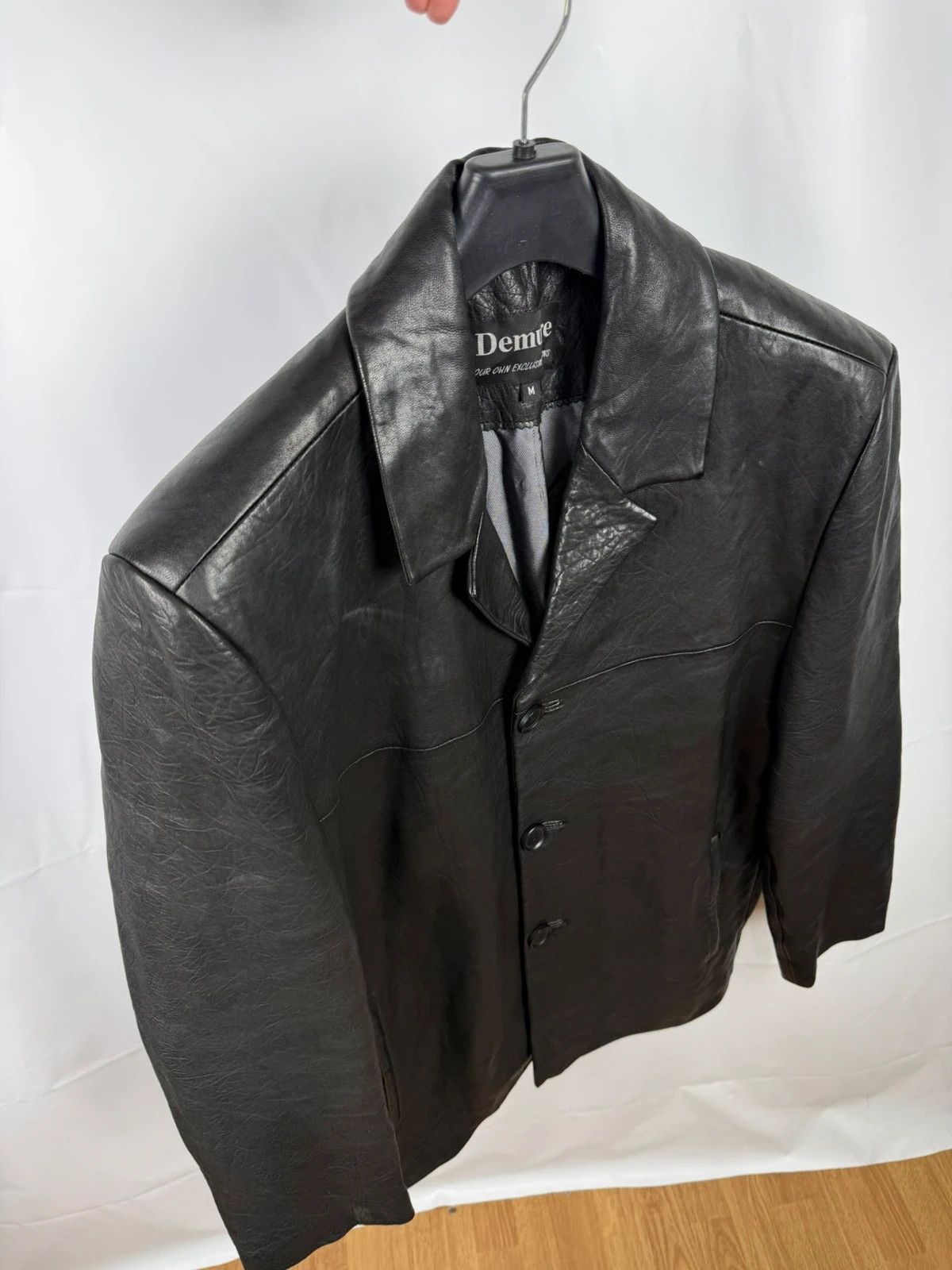 Other Demure Genuine Leather Coat Jacket Structured size M Size US M / EU 48-50 / 2 - 6 Thumbnail