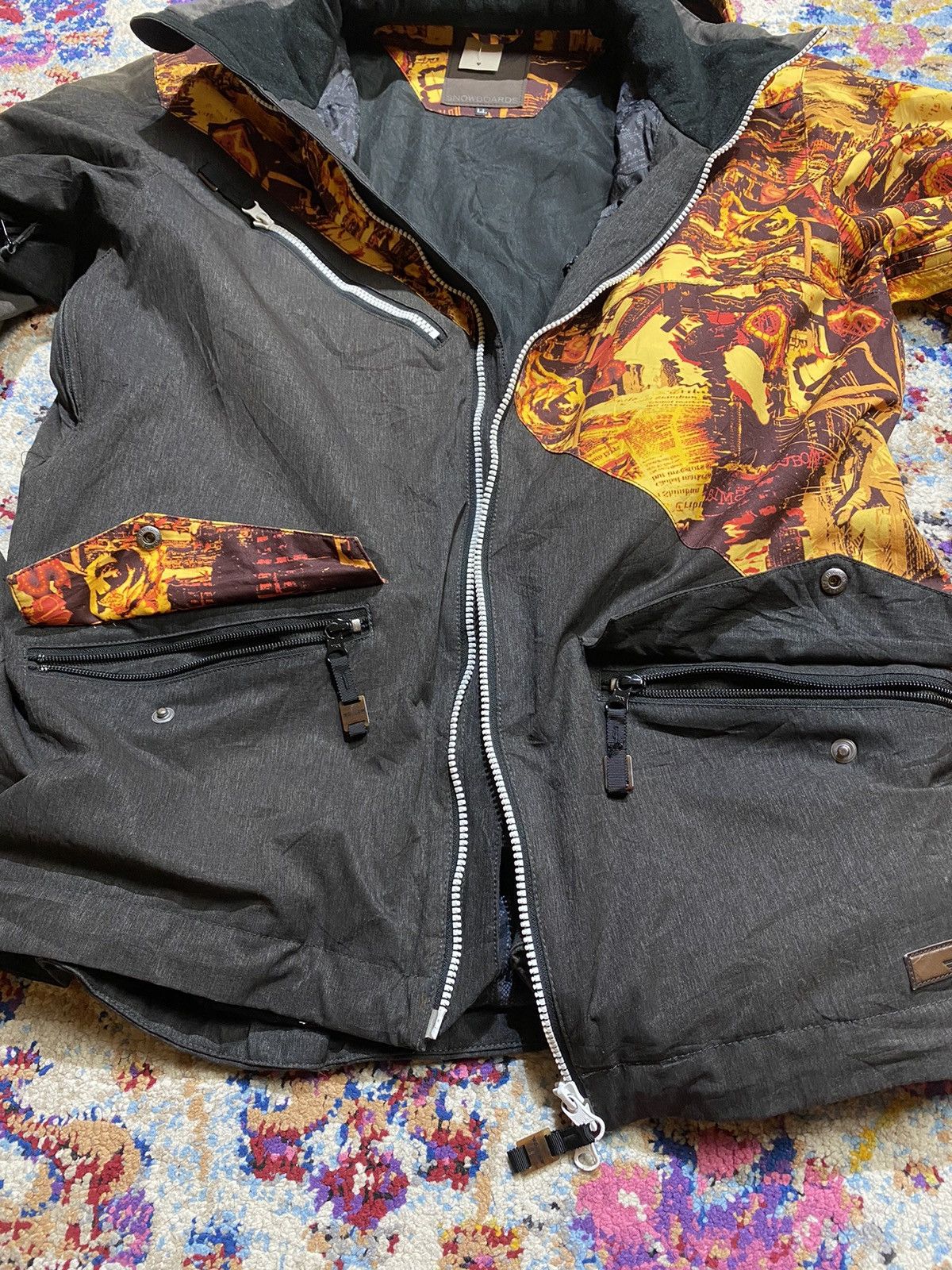 Other × Simms VTG SIMS SNOWBOARD LIBERTY STATUE HOODIE JACKET Size US XL / EU 56 / 4 - 10 Thumbnail