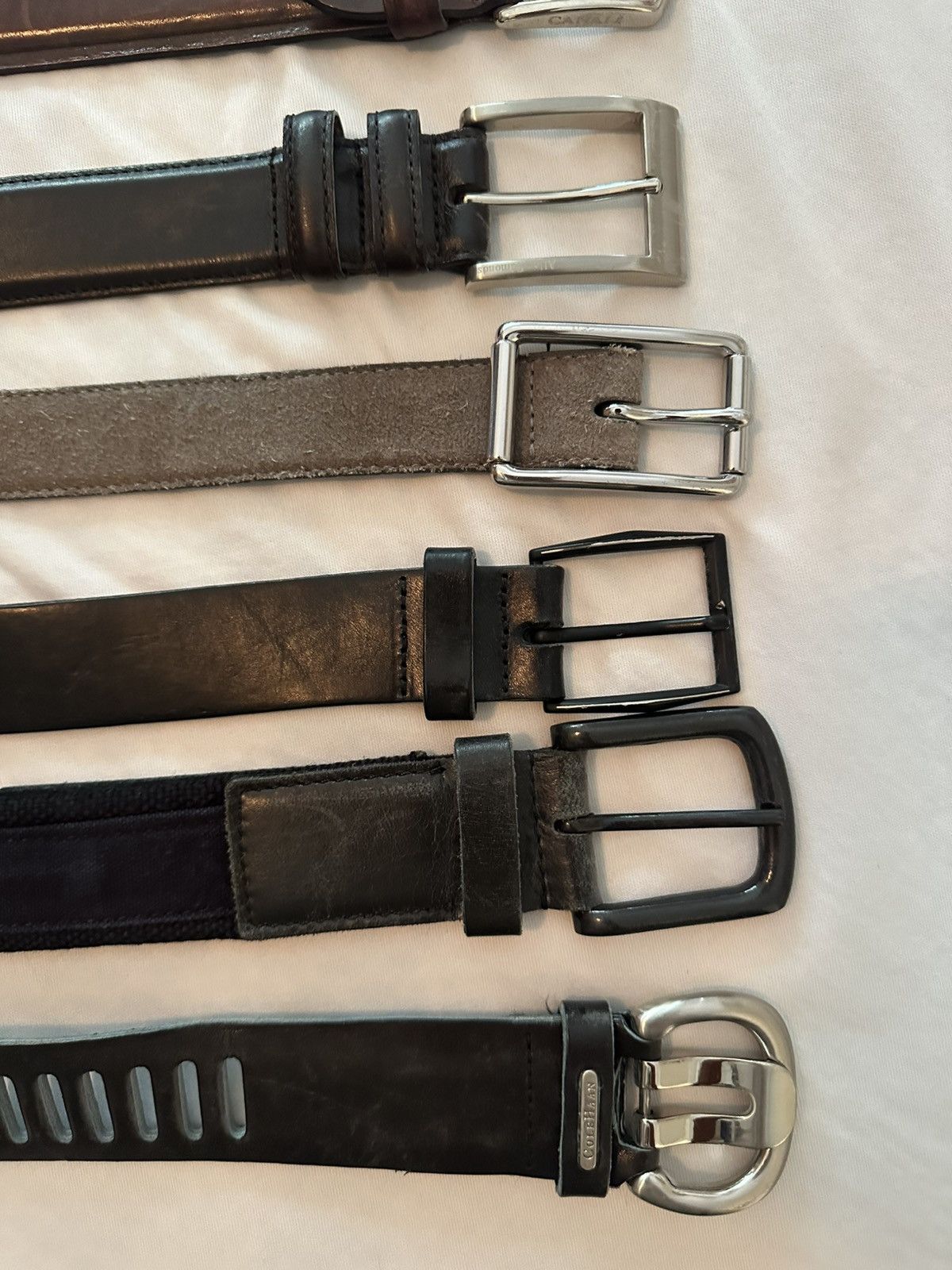 Hugo Boss Designer belt lot, Boss, Canali, Allen Edmonds Size 36 - 3 Thumbnail
