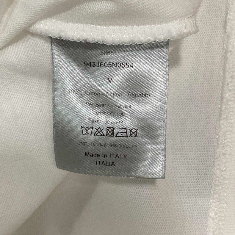 Dior Dior White Saddle Bag Logo T-Shirt Size US M / EU 48-50 / 2 - 6 Thumbnail