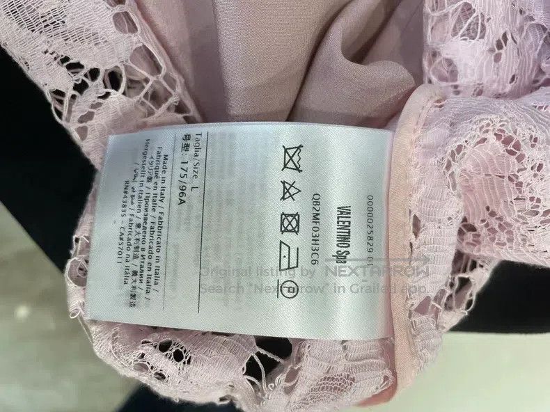 Valentino Valentino Pink lace top Size L / US 10 / IT 46 - 4 Thumbnail