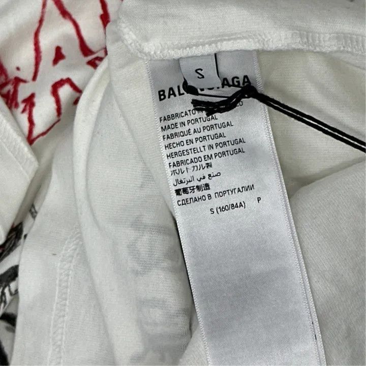 Balenciaga Balenciaga SS24 New Year Logo Print T-Shirt 0079-2507 Size US S / EU 44-46 / 1 - 4 Thumbnail