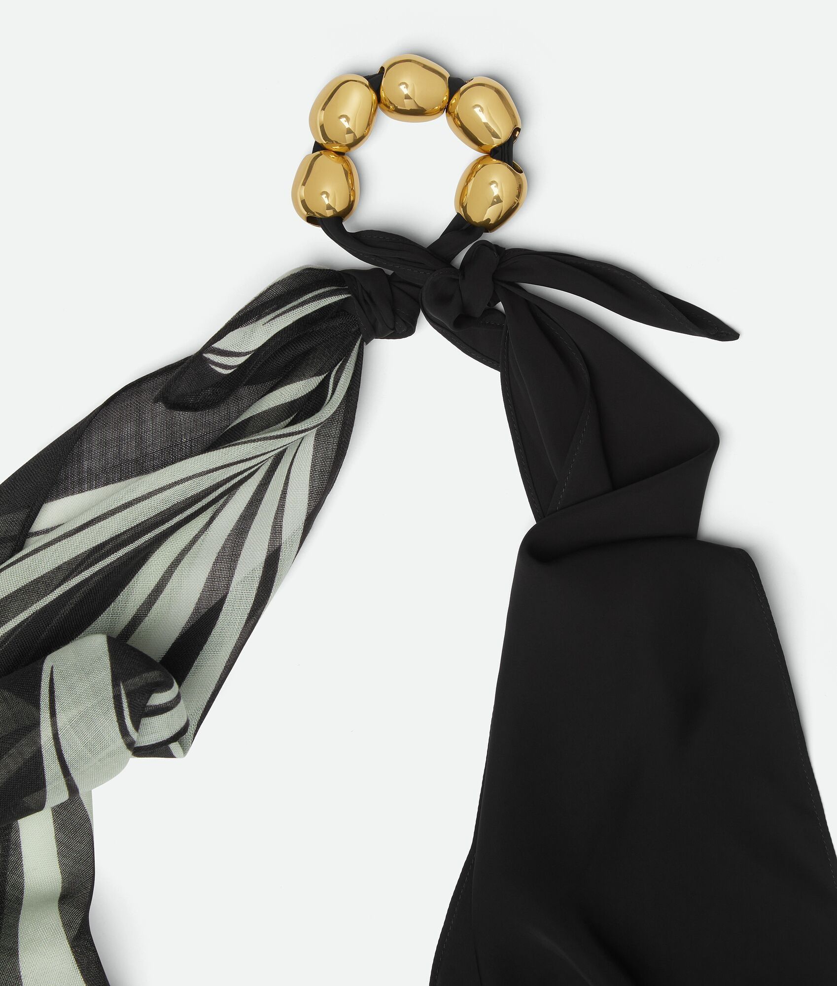 Bottega Veneta o1bcso1str0225 Size: OS / Printed Wool Beads Scarf Size ONE SIZE - 3 Thumbnail
