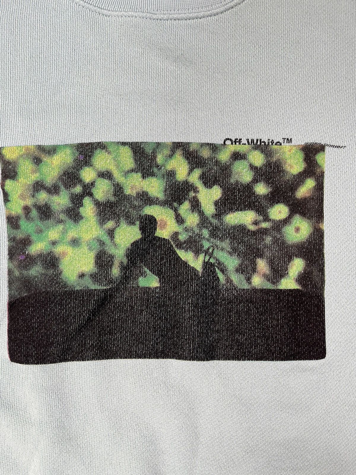Off-White Off-White light green mint Crewneck Size S / US 4 / IT 40 - 3 Thumbnail