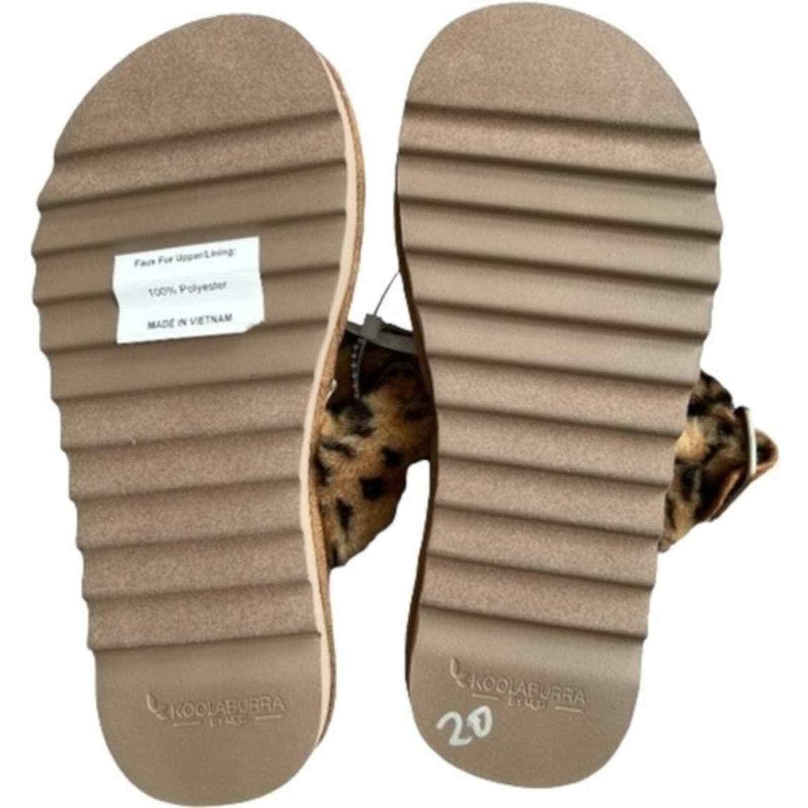 Koolaburra Koolabura By UGG Animal Print Faux Fur Slide Sandals, US5 Size US 5 / IT 35 - 5 Thumbnail