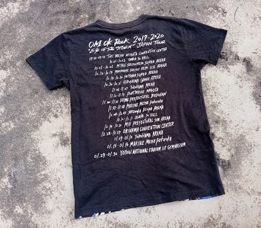 Japanese Brand Eye of The Storm 2019/2020 One Ok Rock jrock tshirt 🎸 Size US M / EU 48-50 / 2 - 3 Thumbnail
