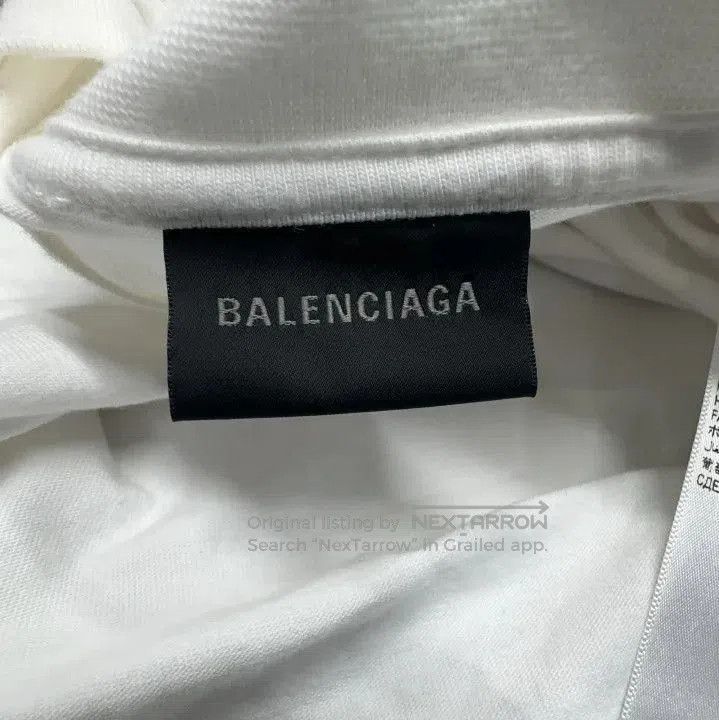 Balenciaga Balenciaga Graphic Print White Short Sleeve T. Size US XS / EU 42 / 0 - 1 Thumbnail