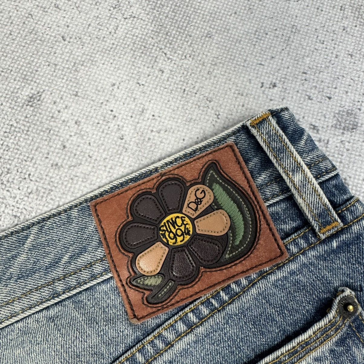 Dolce & Gabbana Vintage Dolce & Gabbana Distressed Avant Garde Denim Jeans Size US 35 - 11 Thumbnail